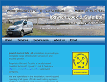 Tablet Screenshot of locksmithipswich.net